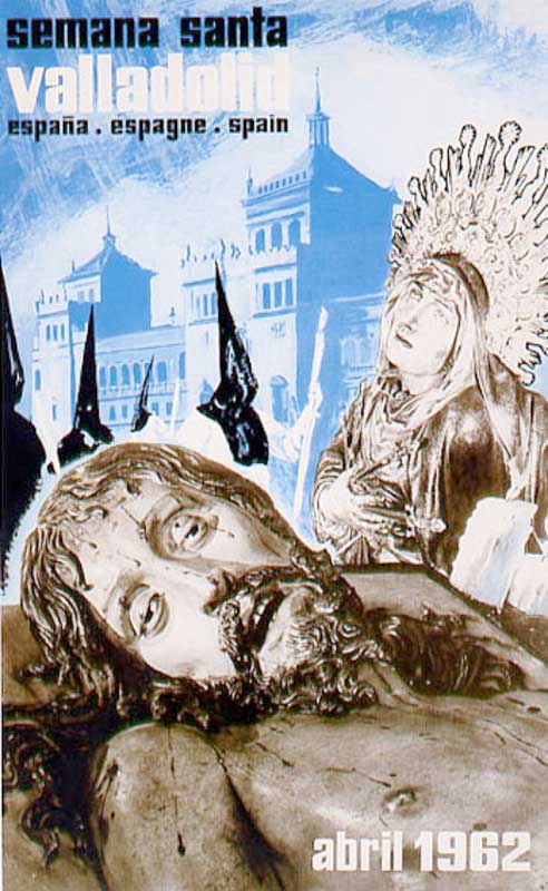 Cartel de la Semana Santa de Valladolid de 1962