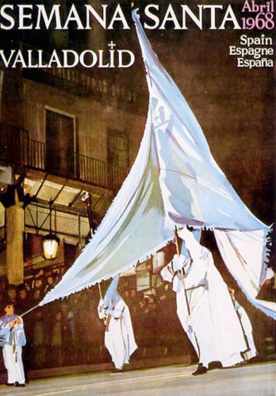 Cartel de la Semana Santa de Valladolid de 1968