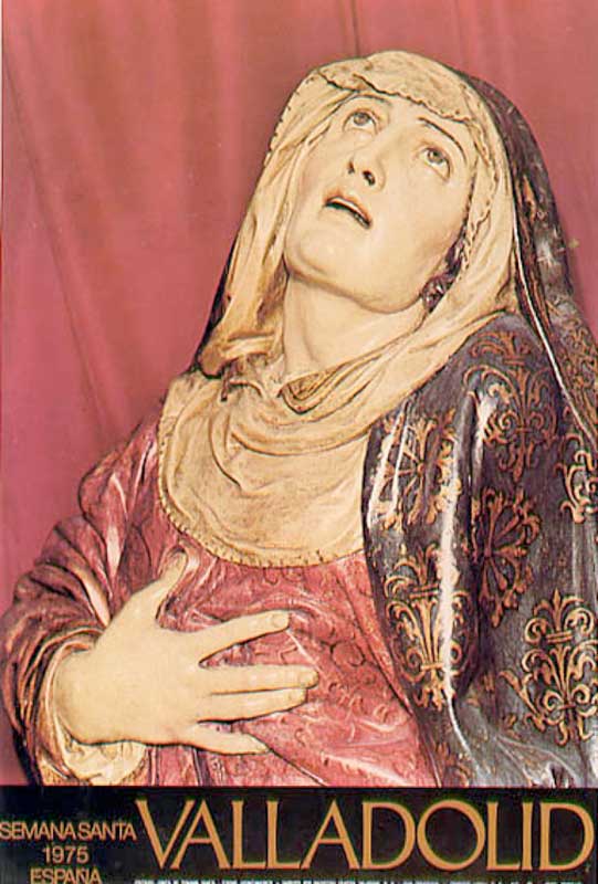 Cartel de la Semana Santa de Valladolid de 1975