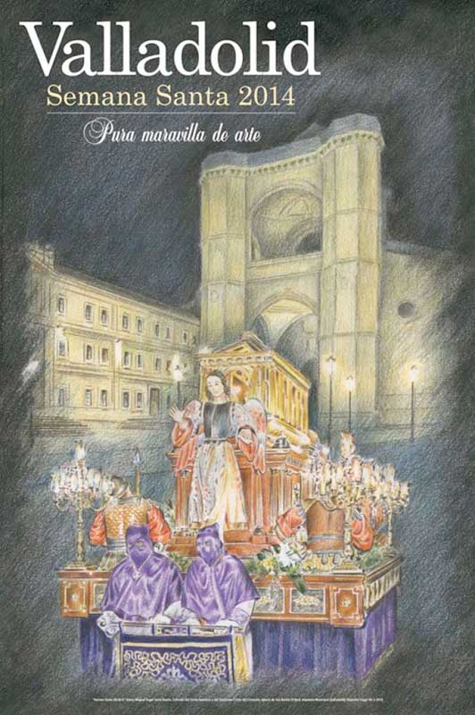 Cartel de la Semana Santa de Valladolid de 2014