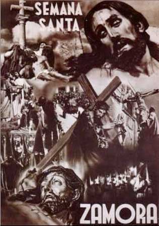 Cartel de la Semana Santa de Zamora de 1949