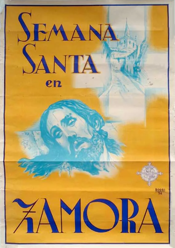 Cartel de la Semana Santa de Zamora de 1956