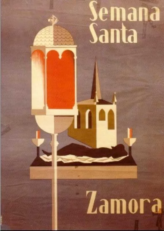 Cartel de la Semana Santa de Zamora de 1959