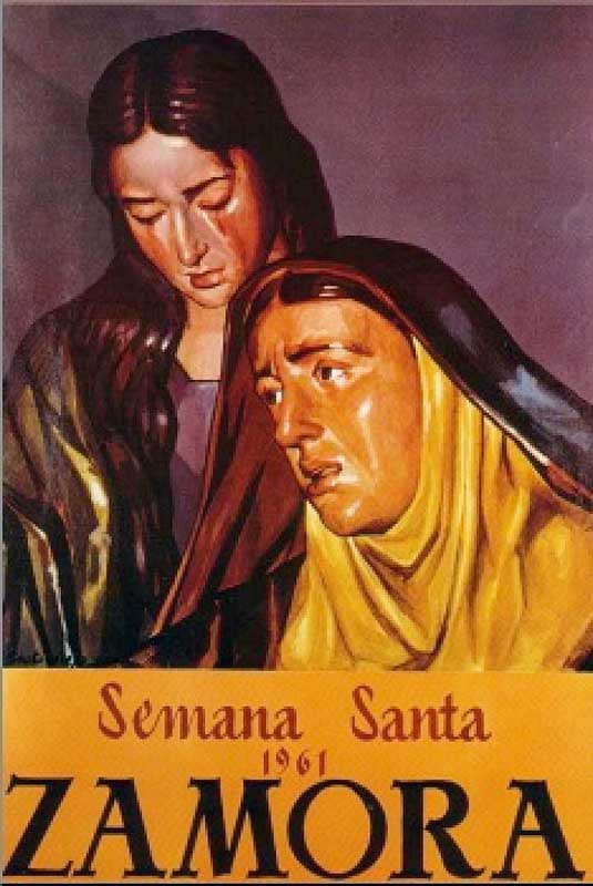 Cartel de la Semana Santa de Zamora de 1961
