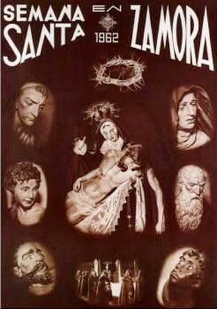 Cartel de la Semana Santa de Zamora de 1962