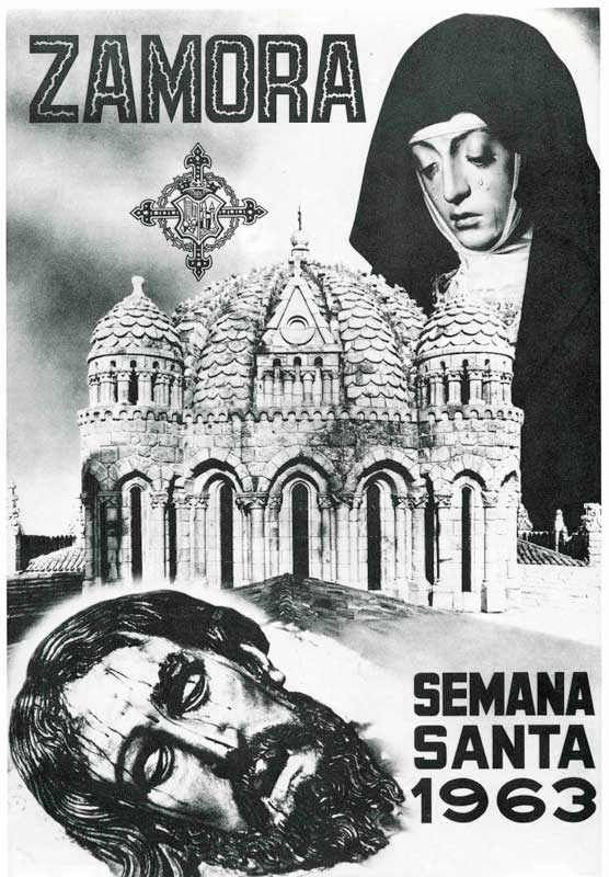 Cartel de la Semana Santa de Zamora de 1963