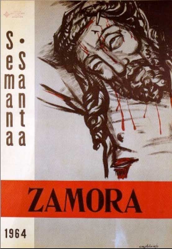 Cartel de la Semana Santa de Zamora de 1964