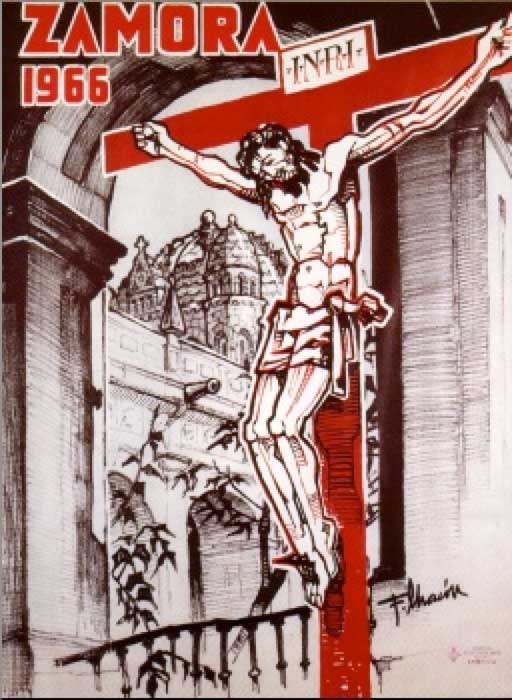 Cartel de la Semana Santa de Zamora de 1966