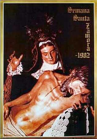 Cartel de la Semana Santa de Zamora de 1982