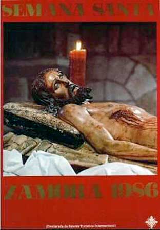 Cartel de la Semana Santa de Zamora de 1986