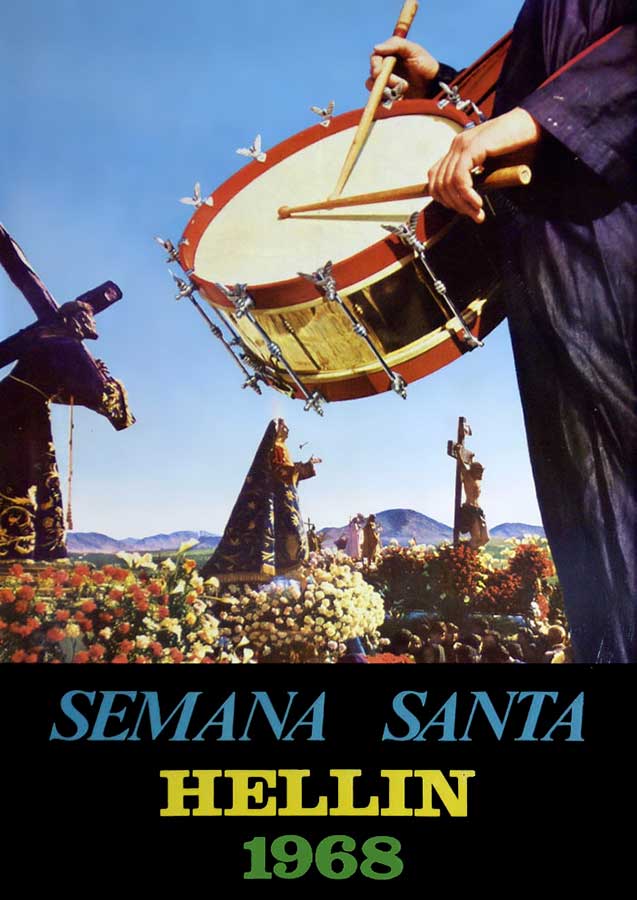 Cartel de la Semana Santa de Hellín de 1968