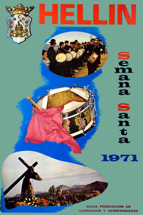 Cartel de la Semana Santa de Hellín de 1971