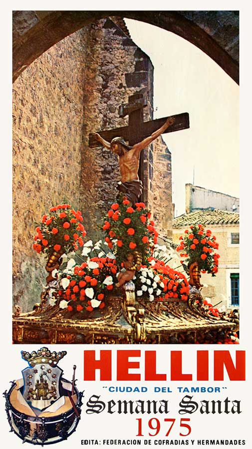 Cartel de la Semana Santa de Hellín de 1975