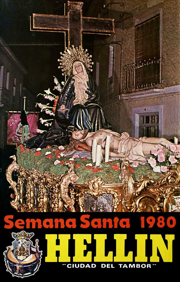 Cartel de la Semana Santa de Hellín de 1980