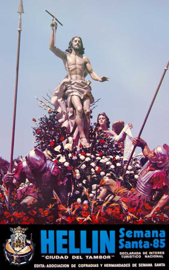 Cartel de la Semana Santa de Hellín de 1985