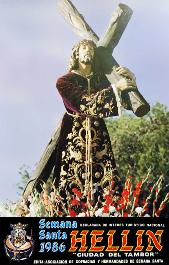 Cartel de la Semana Santa de Hellín de 1986