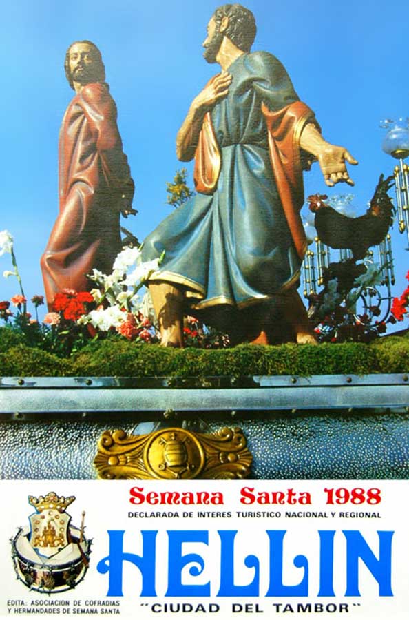 Cartel de la Semana Santa de Hellín de 1988