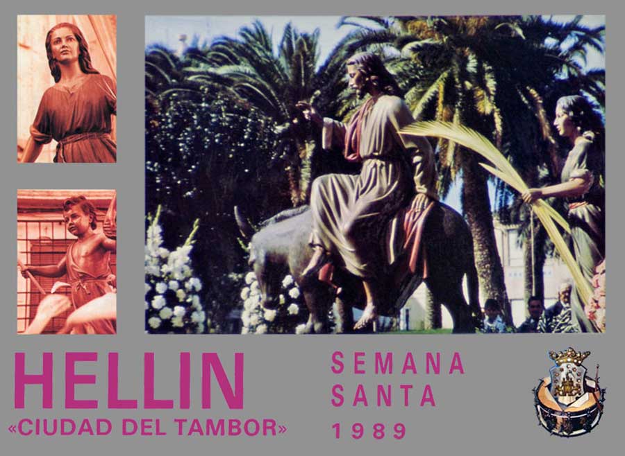 Cartel de la Semana Santa de Hellín de 1989