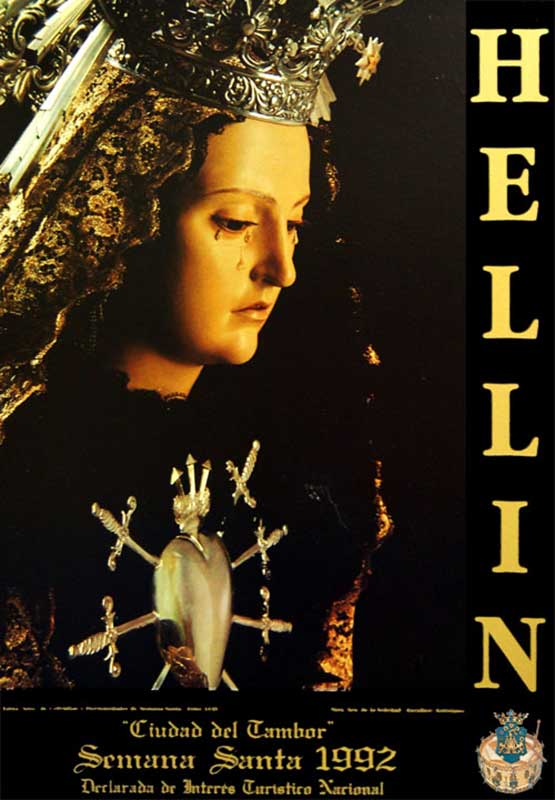 Cartel de la Semana Santa de Hellín de 1992