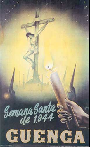 Cartel de la Semana Santa de Cuenca de 1944