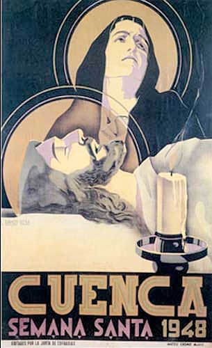Cartel de la Semana Santa de Cuenca de 1948