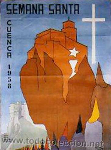 Cartel de la Semana Santa de Cuenca de 1958