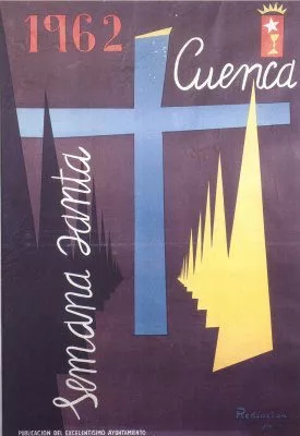 Cartel de la Semana Santa de Cuenca de 1962