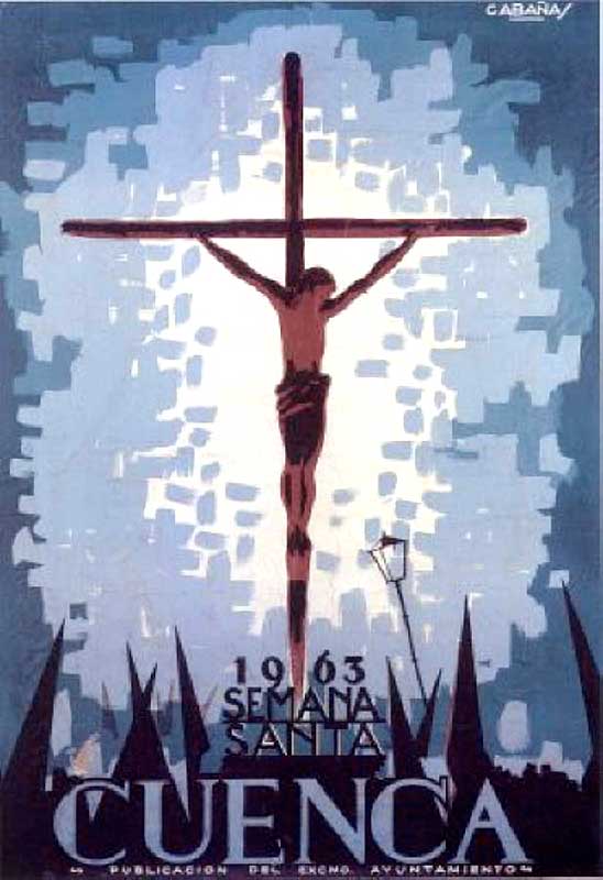 Cartel de la Semana Santa de Cuenca de 1963