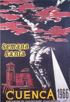 Cartel de la Semana Santa de Cuenca de 1966