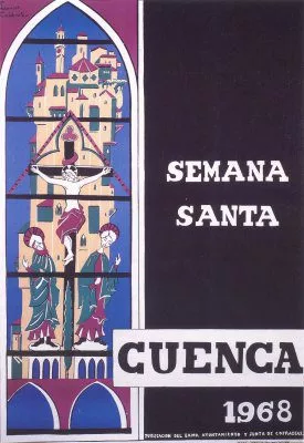 Cartel de la Semana Santa de Cuenca de 1968
