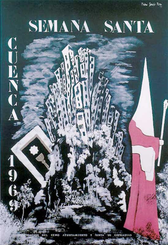 Cartel de la Semana Santa de Cuenca de 1969