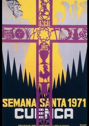 Cartel de la Semana Santa de Cuenca de 1971