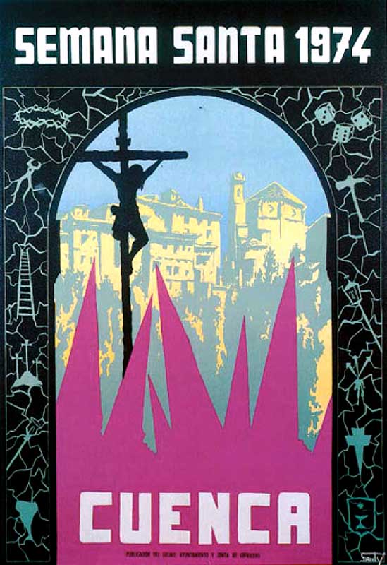 Cartel de la Semana Santa de Cuenca de 1974