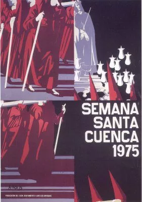 Cartel de la Semana Santa de Cuenca de 1975