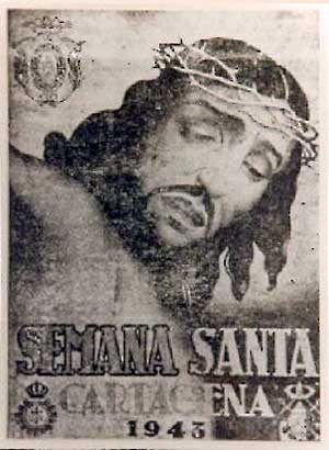 Cartel de la Semana Santa de Cartagena de 1943