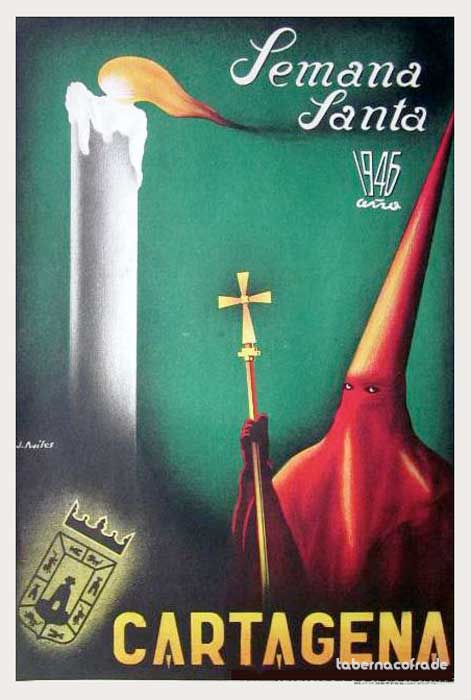 Cartel de la Semana Santa de Cartagena de 1946