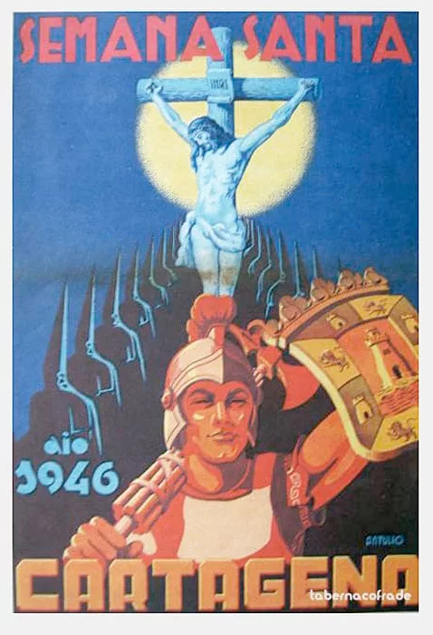 Cartel de la Semana Santa de Cartagena de 1946