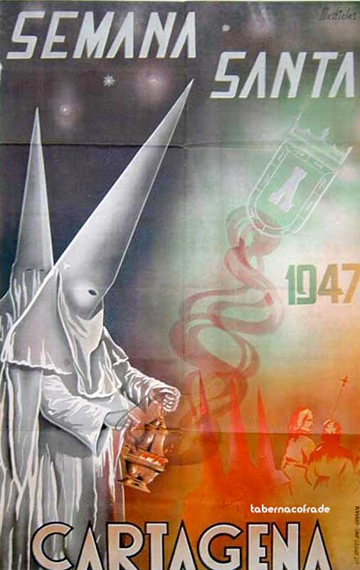Cartel de la Semana Santa de Cartagena de 1947