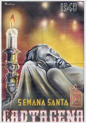 Cartel de la Semana Santa de Cartagena de 1948