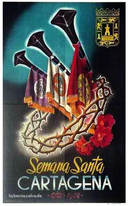 Cartel de la Semana Santa de Cartagena de 1952