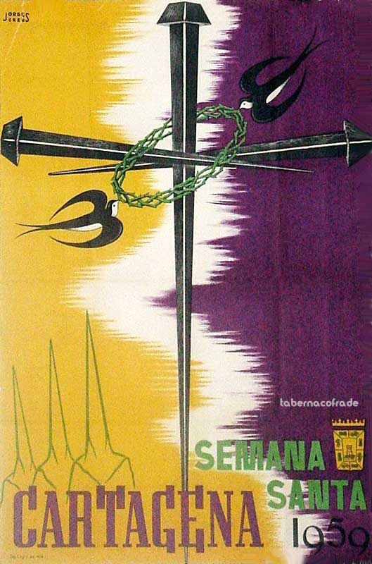 Cartel de la Semana Santa de Cartagena de 1959
