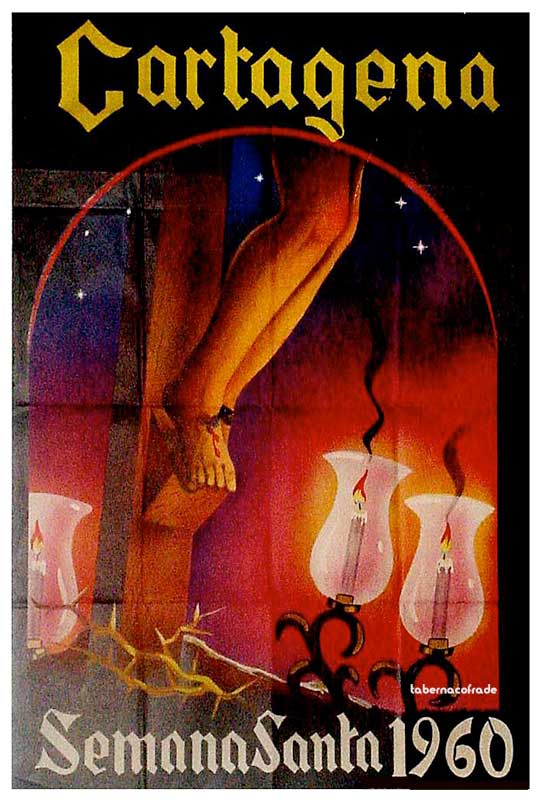 Cartel de la Semana Santa de Cartagena de 1960