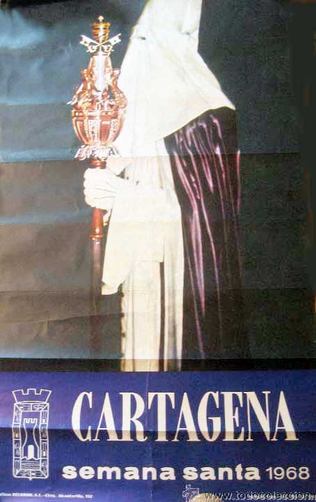 Cartel de la Semana Santa de Cartagena de 1968