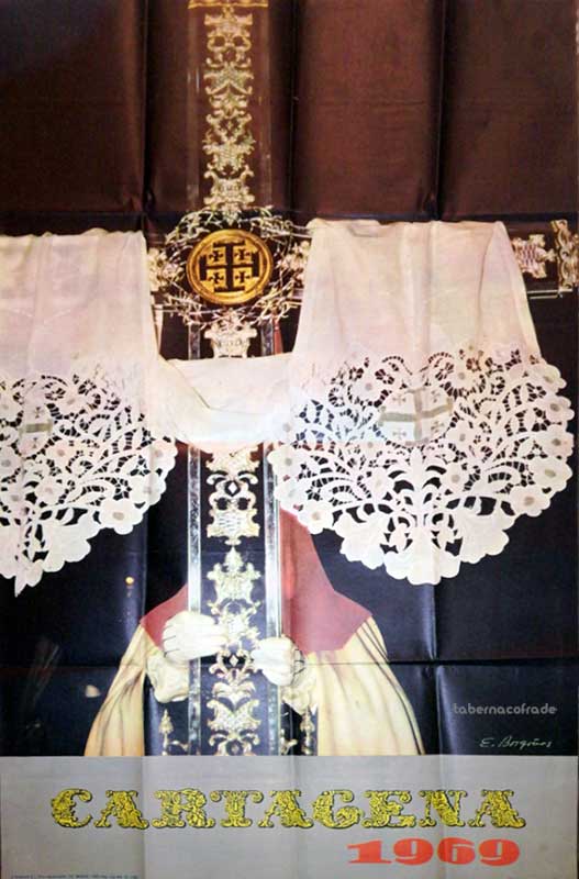 Cartel de la Semana Santa de Cartagena de 1969