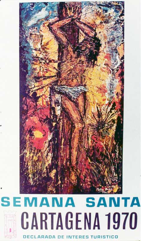 Cartel de la Semana Santa de Cartagena de 1970