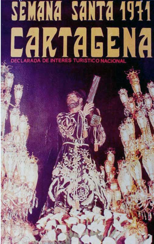 Cartel de la Semana Santa de Cartagena de 1971