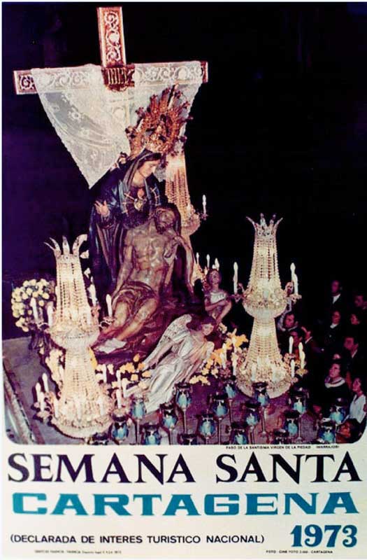 Cartel de la Semana Santa de Cartagena de 1973