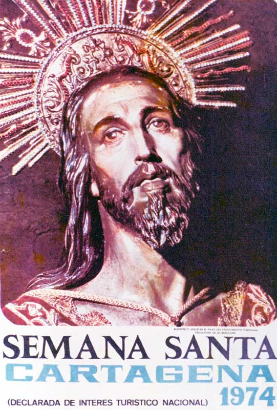 Cartel de la Semana Santa de Cartagena de 1974
