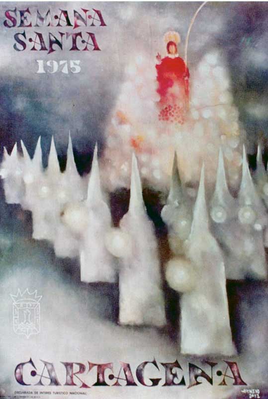 Cartel de la Semana Santa de Cartagena de 1975