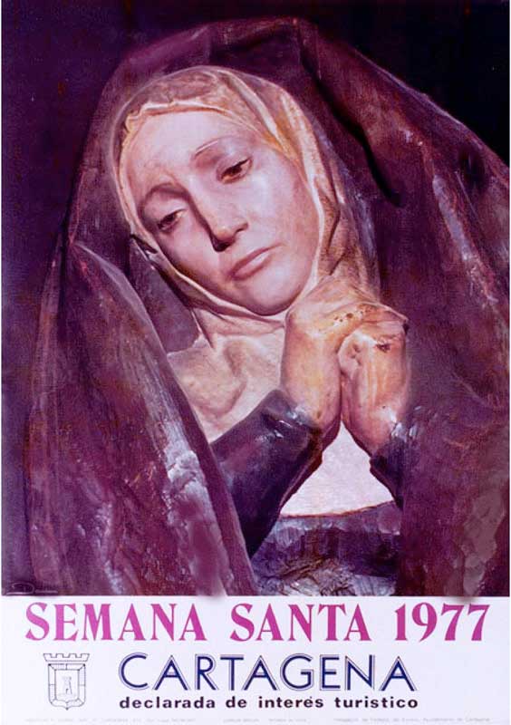 Cartel de la Semana Santa de Cartagena de 1977